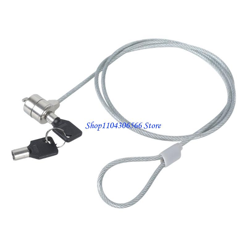 Cable Lock Laptop - 02DD Nieuwste notebook-laptopslot Beveiligingskabelketting Anti-diefstal computerslot