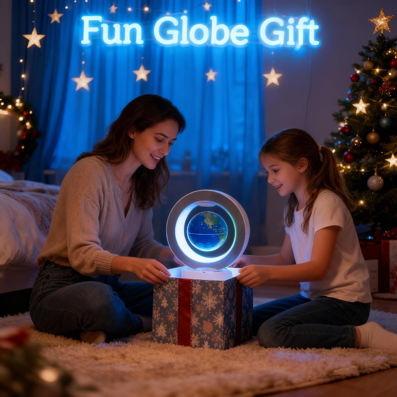 Cool Office Tech Gadgets - Zwevende Globe Bluetooth-luidspreker Zwevende lamp Thuiskantoor