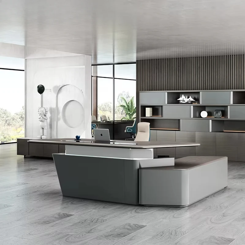 L-vorm met lade Wit Luxe kanto - Office Tech Management recensie en prijs