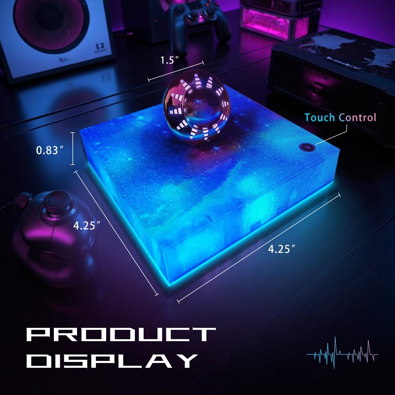Zwevende UFO-lamp, 360 graden  - Cool Office Tech Gadgets recensie en prijs