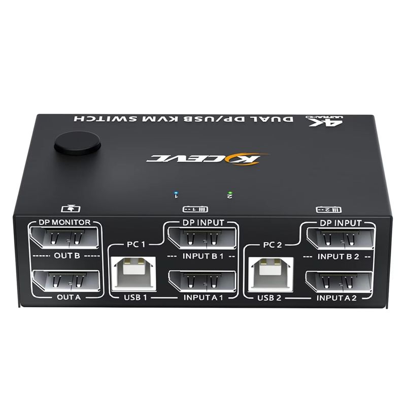 KCEVE 8K Dual Monitor KVM Swit - Kvm Switch Dual Monitor recensie en prijs