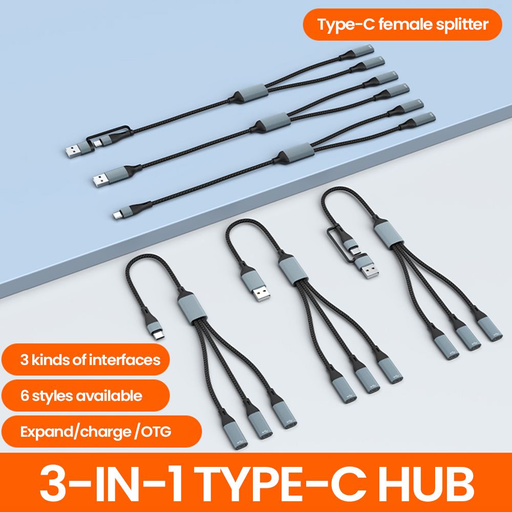3 in 1 Type C Hub USB Hub USB  - Cable Lock Laptop recensie en prijs