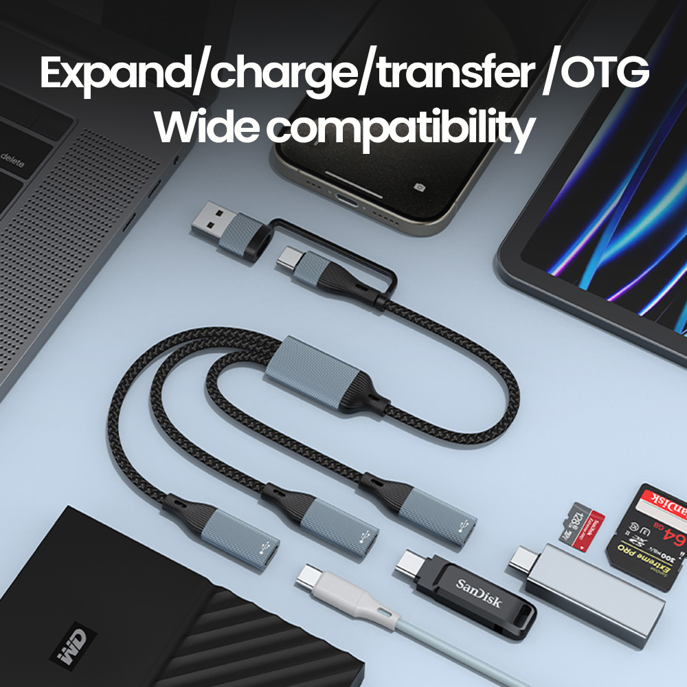 3 in 1 Type C Hub USB Hub USB  - Cable Lock Laptop recensie en prijs