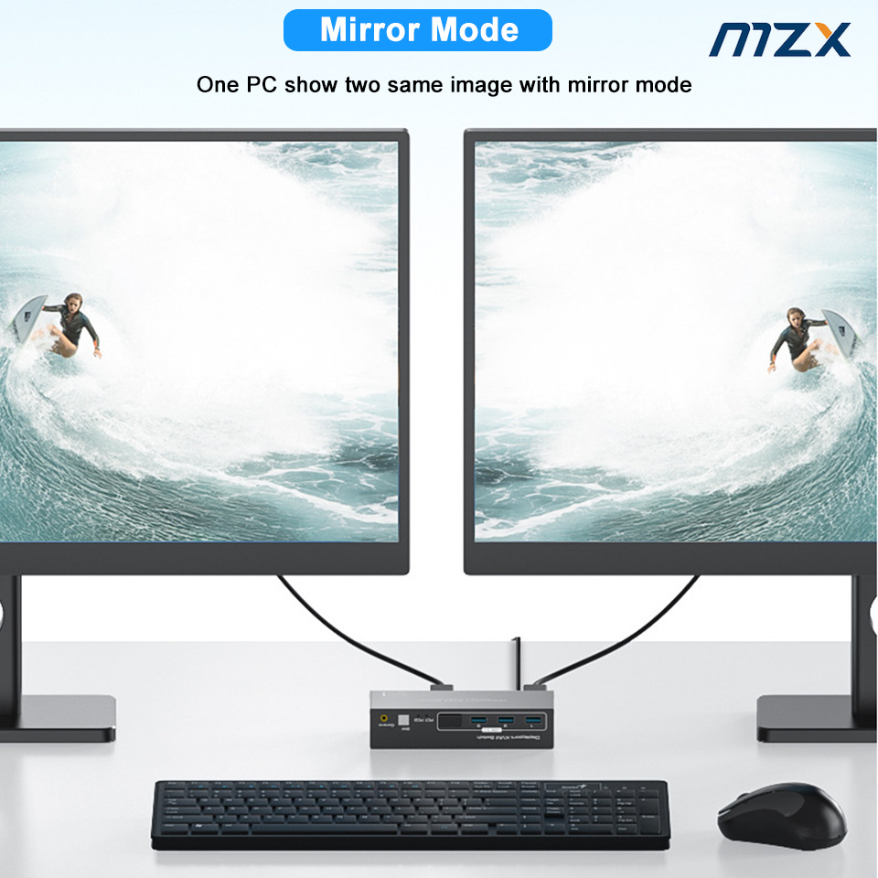 MZX KVM Switch 2 Dubbele Monit - Kvm Switch Dual Monitor recensie en prijs