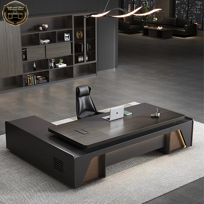 Luxe moderne CEO L-vormig dire - Office Tech Management recensie en prijs